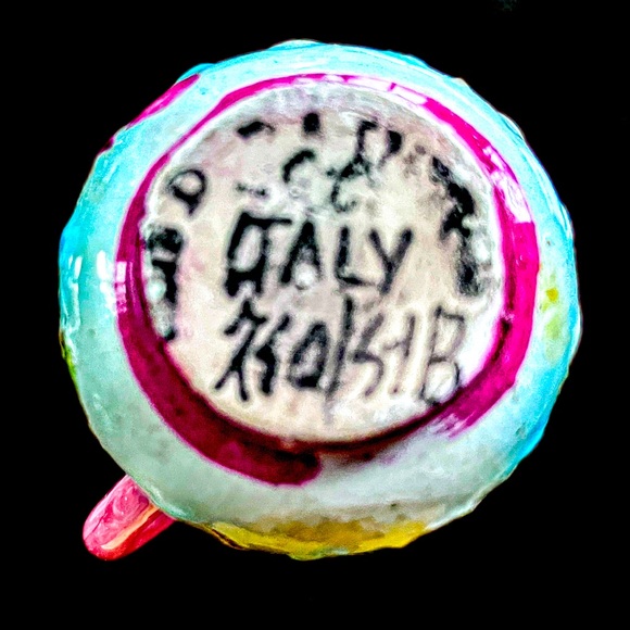 Vintage Hand painted Miniature Italian Pitcher - Picture 6 of 10